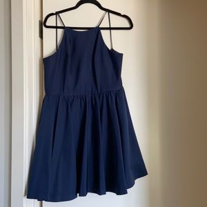 Navy blue cocktail dress
